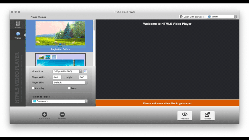 html 5 programs for mac